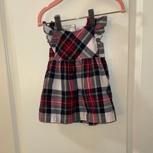 Vineyard vines baby girl Tartan  Ruffle Dress